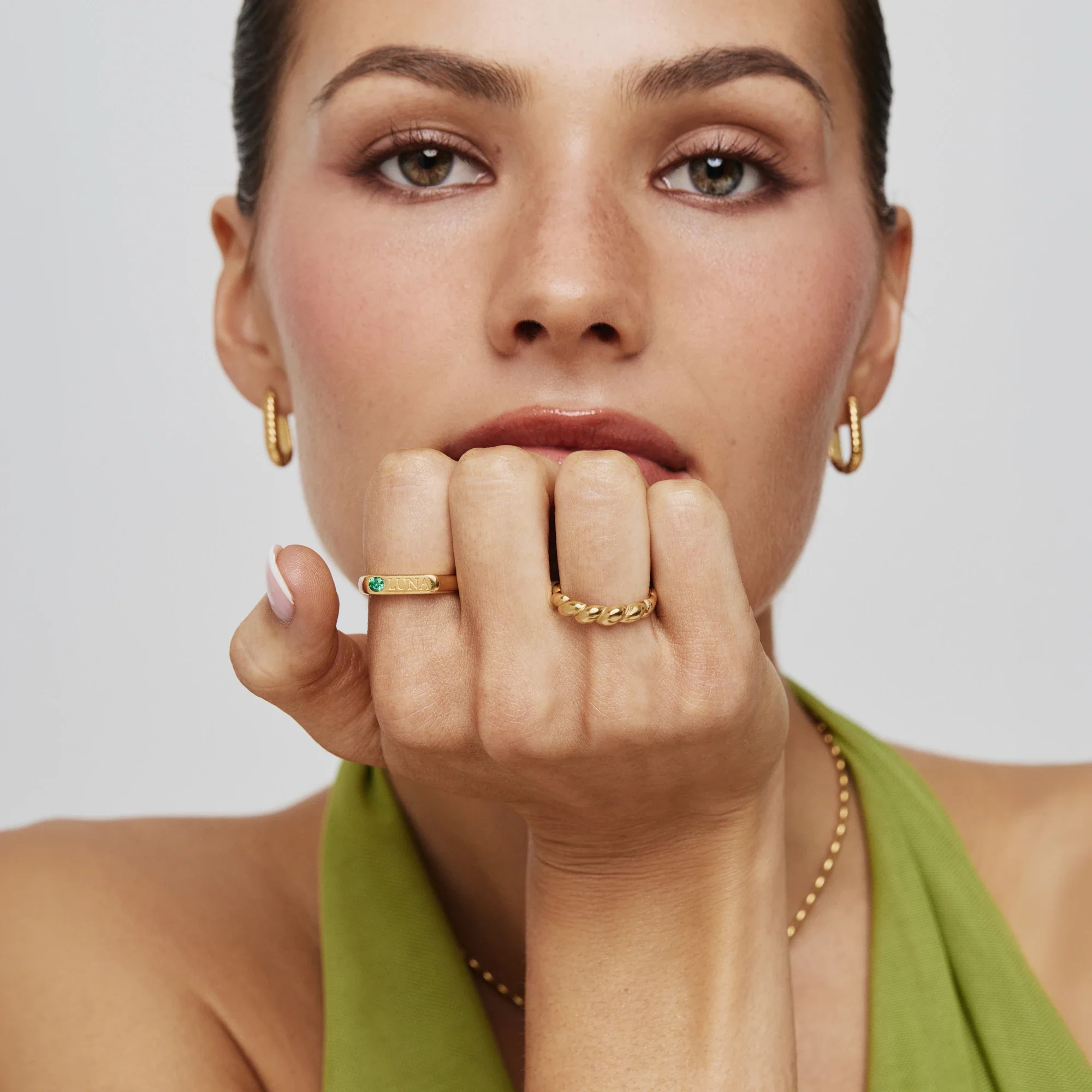 Birthstone Name Ring - Image 4