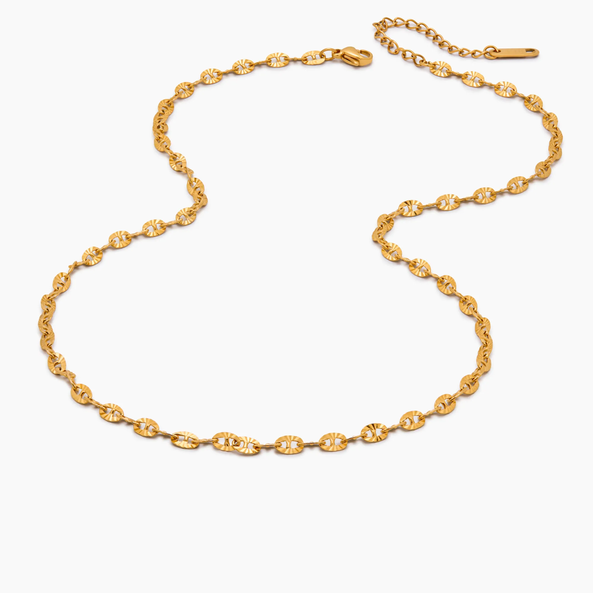 Bold Sequin Chain Necklace - Image 4