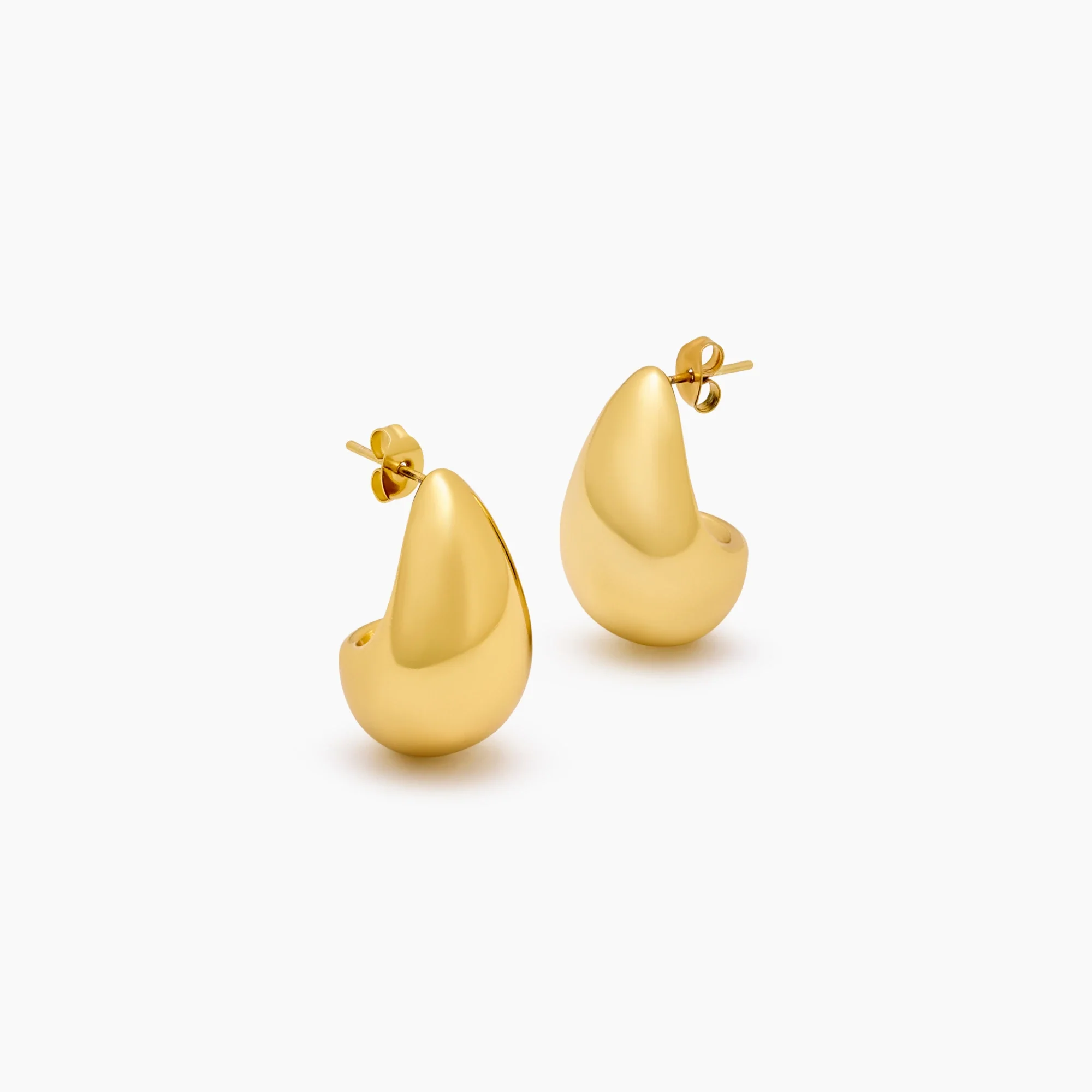 Chunky Teardrop Earrings - Image 4