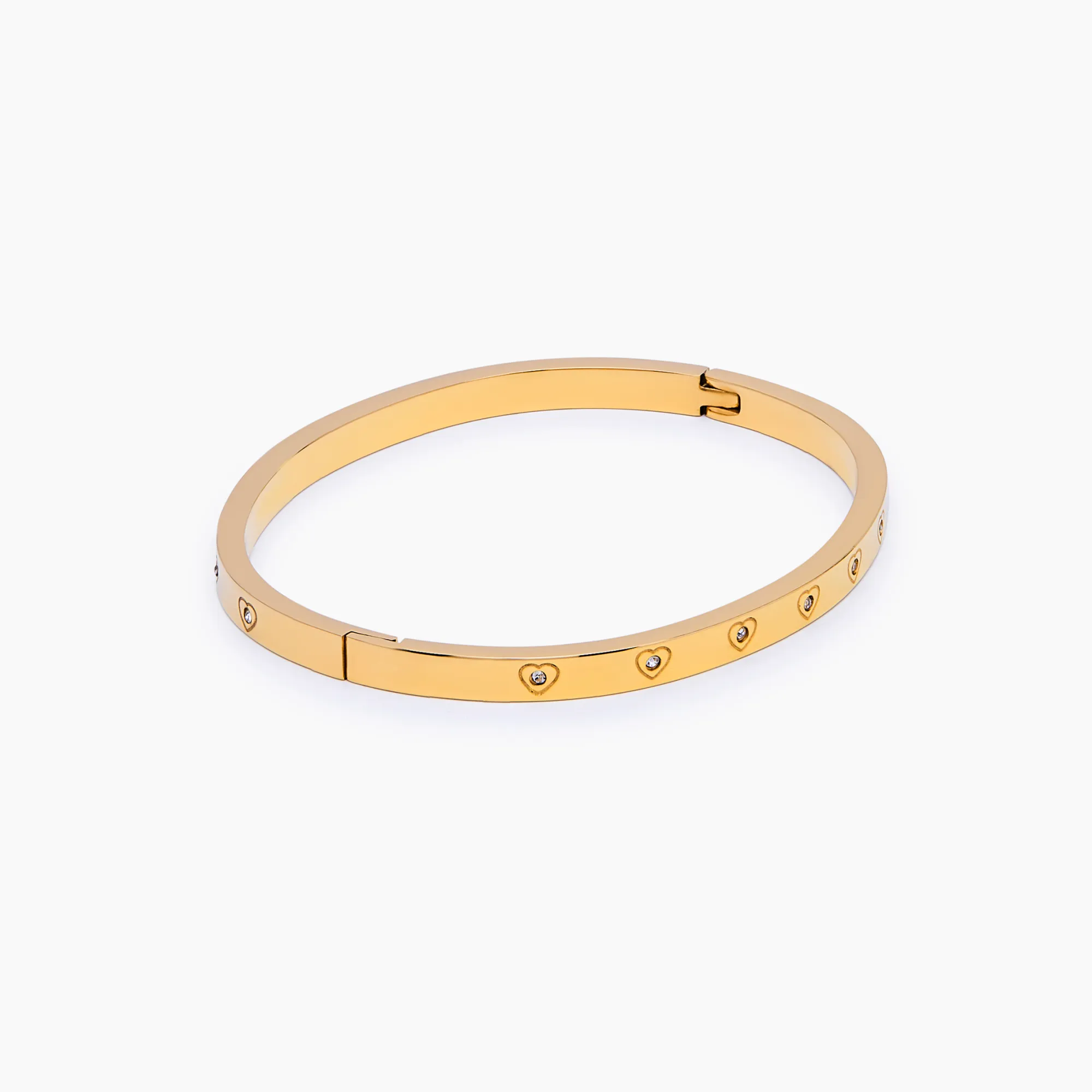 Crystal Heart Bangle - Image 7