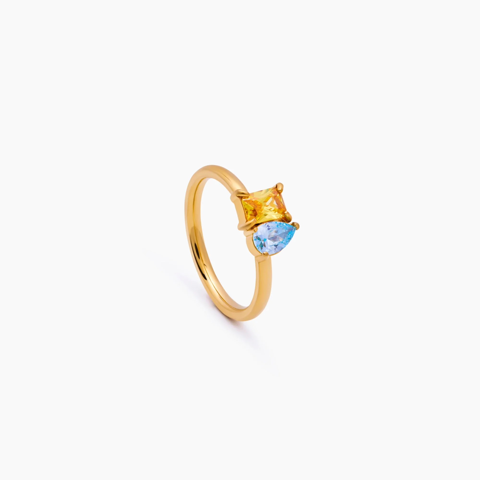Duo Birthstone Ring - Image 4