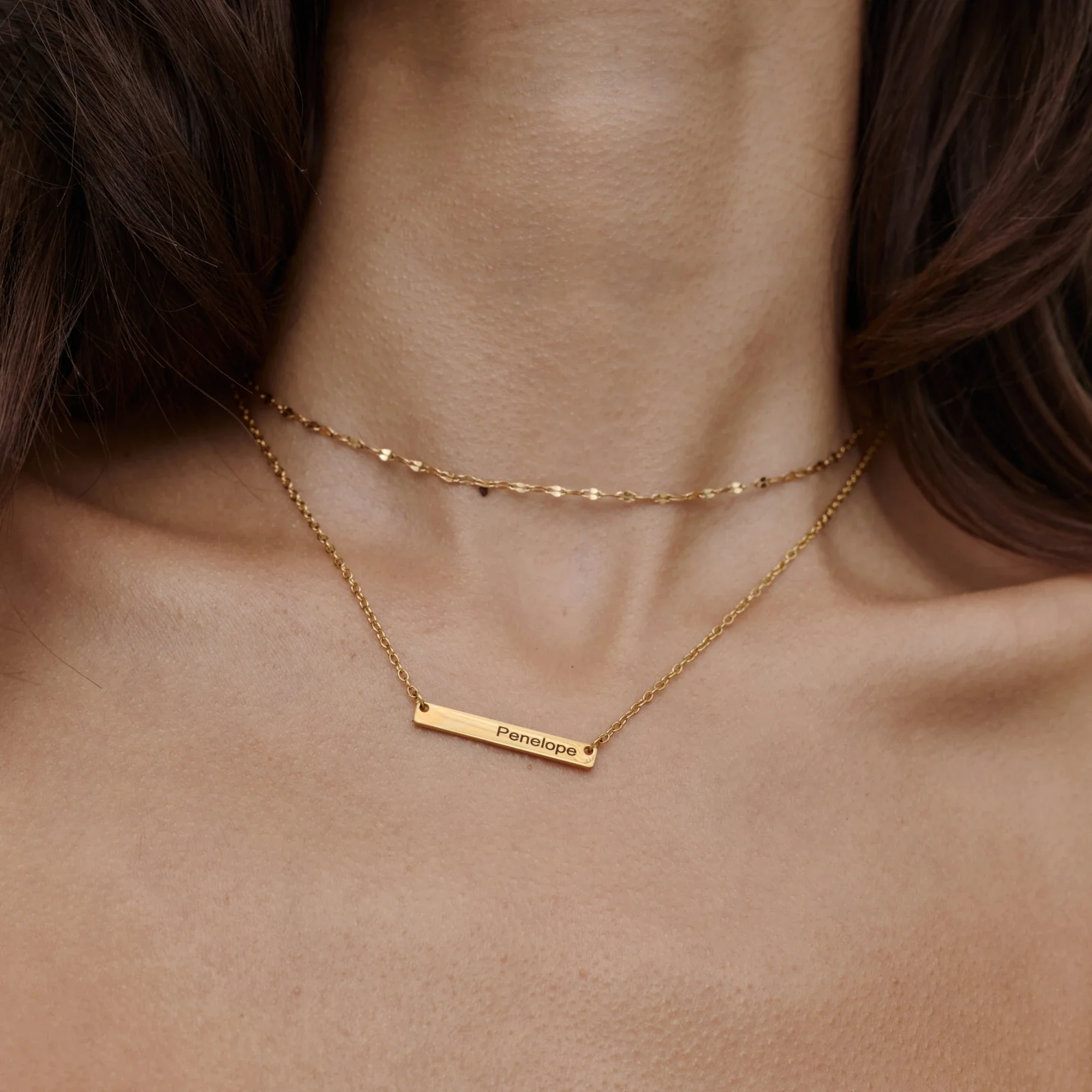 Engravable Bar Necklace - Image 6