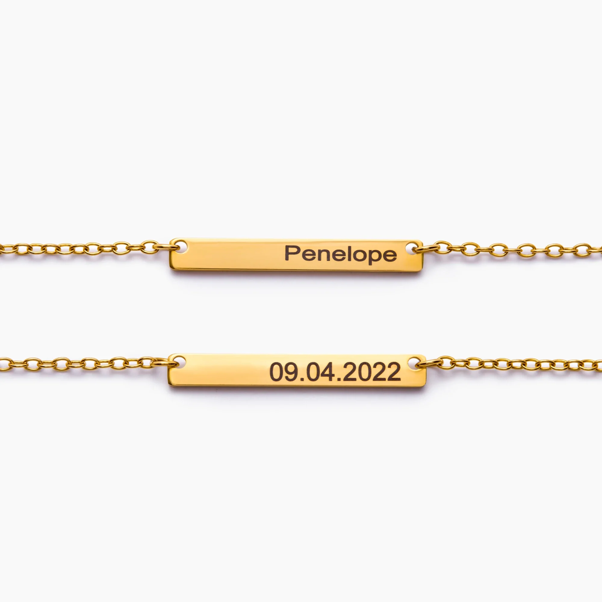 Engravable Bar Necklace - Image 7