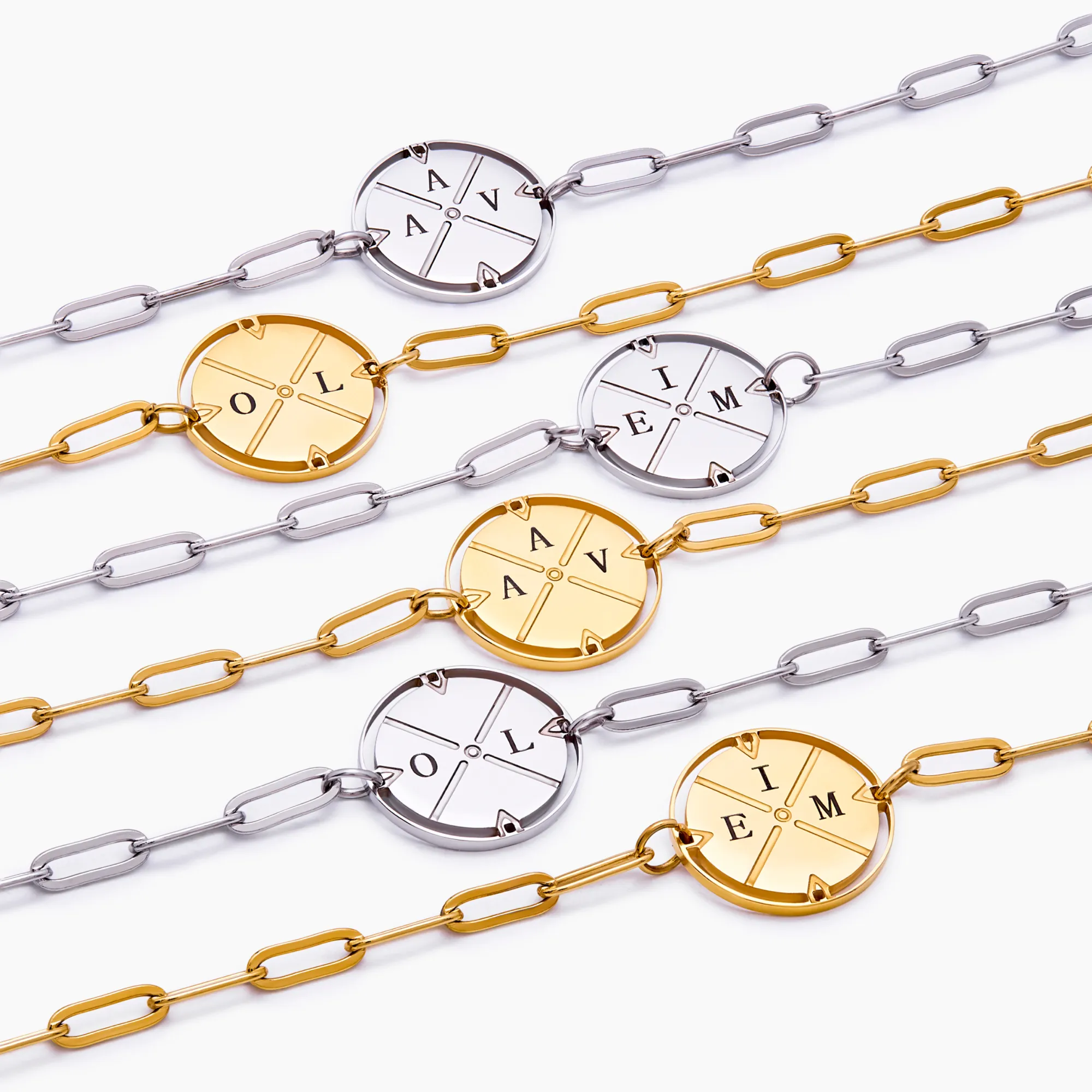Engraved Compass Bracelet - Image 6
