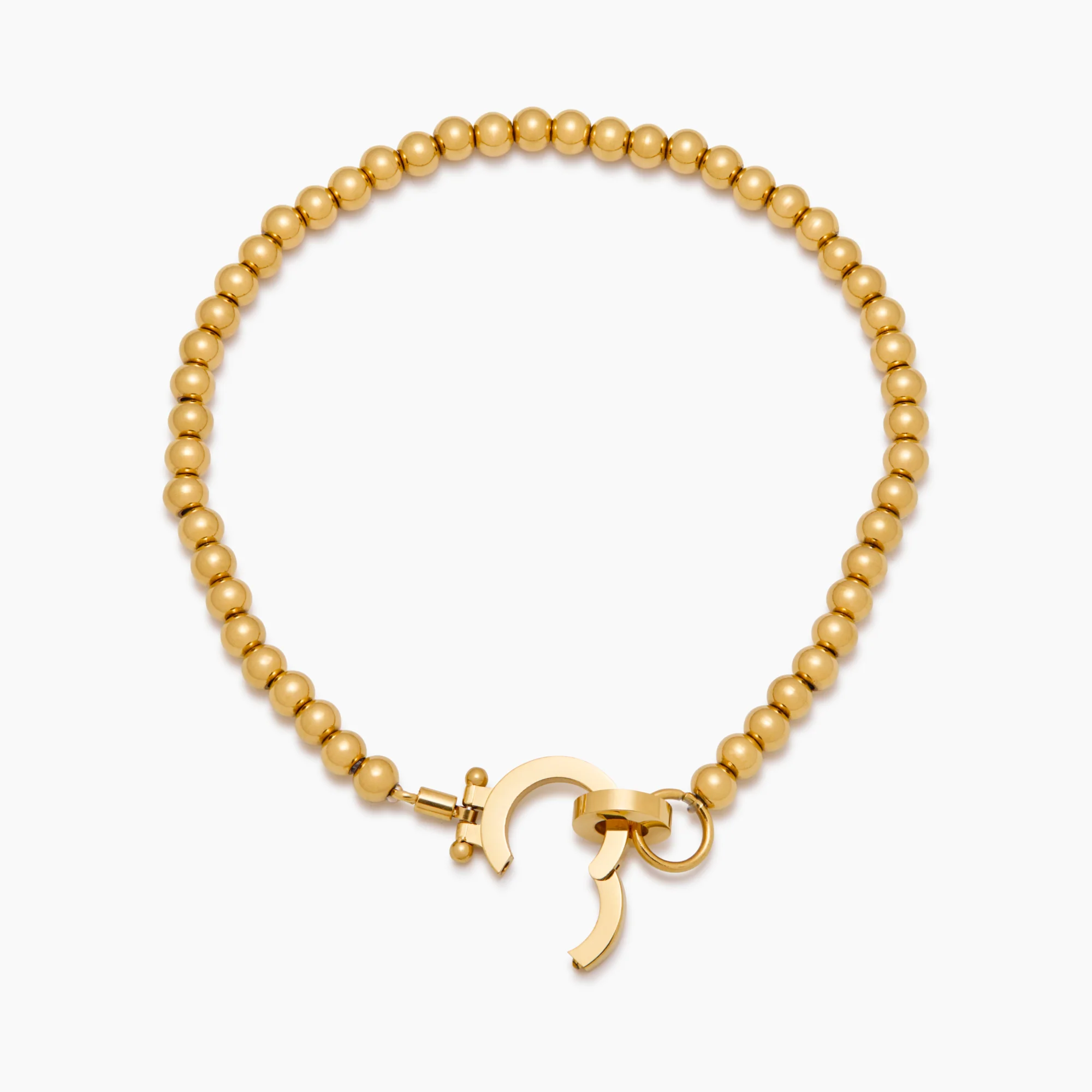 Essential Gold Beaded Bracelet - Image 3