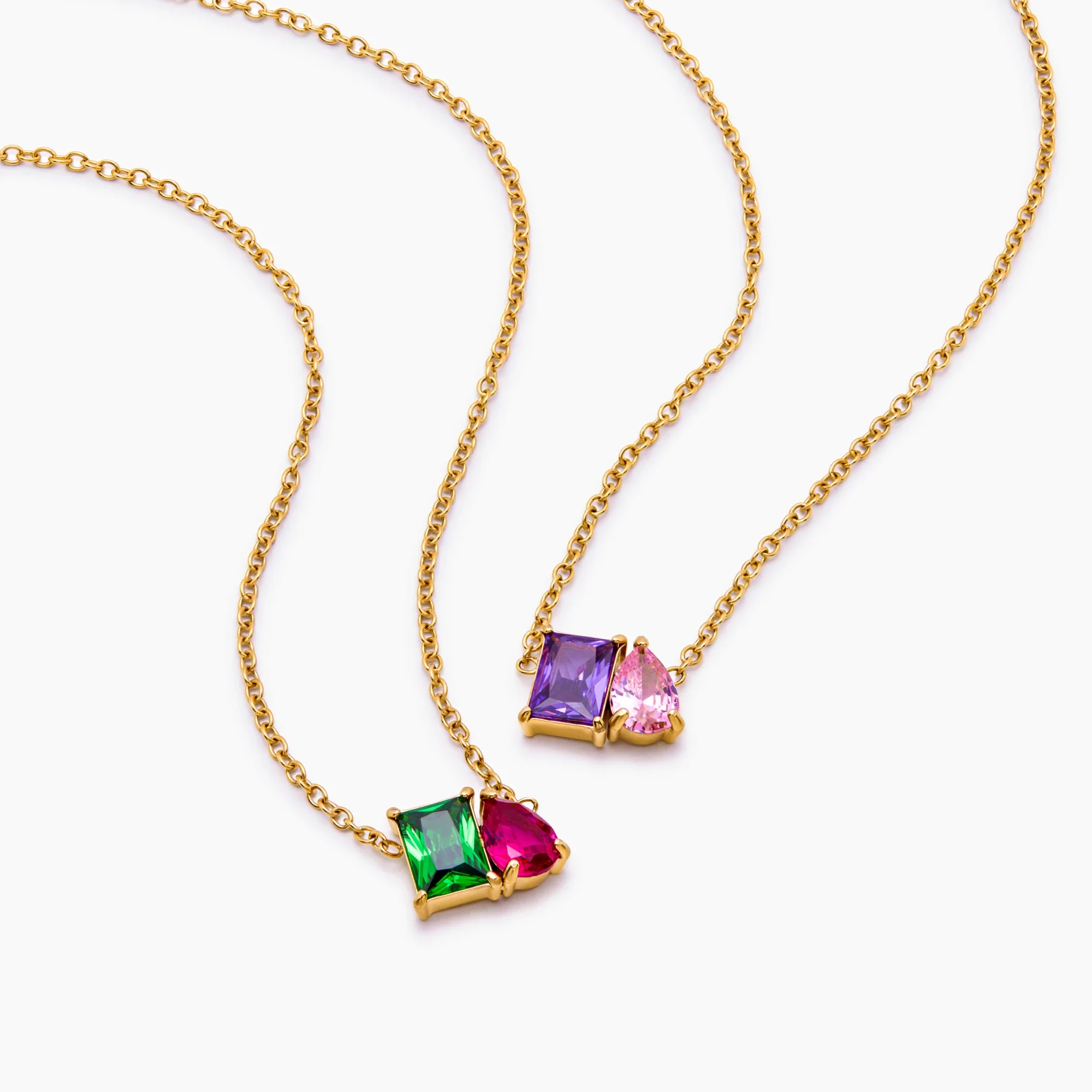 Forever Duo Birthstone Necklace - Image 5