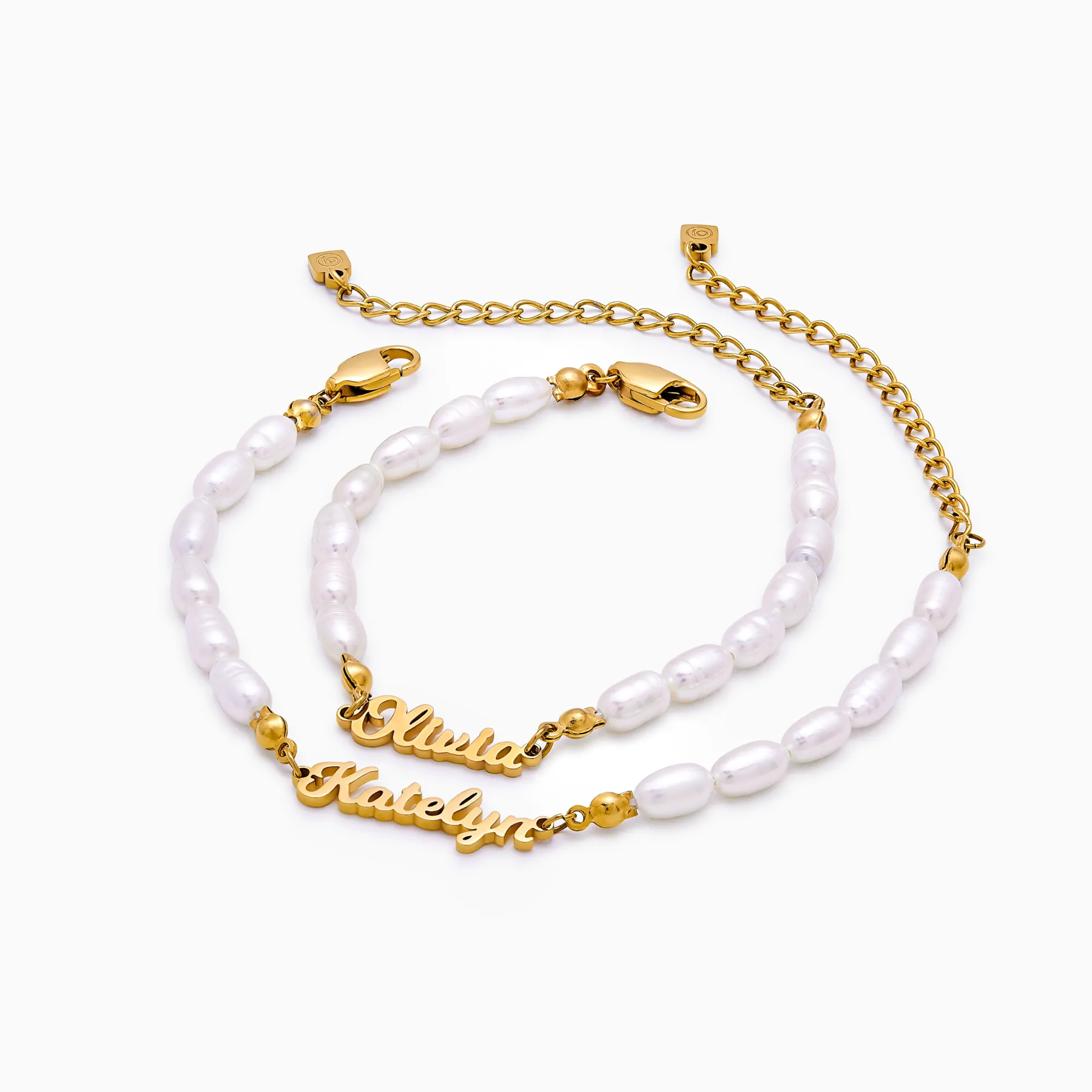 Freshwater Pearl Name Bracelet - Image 3