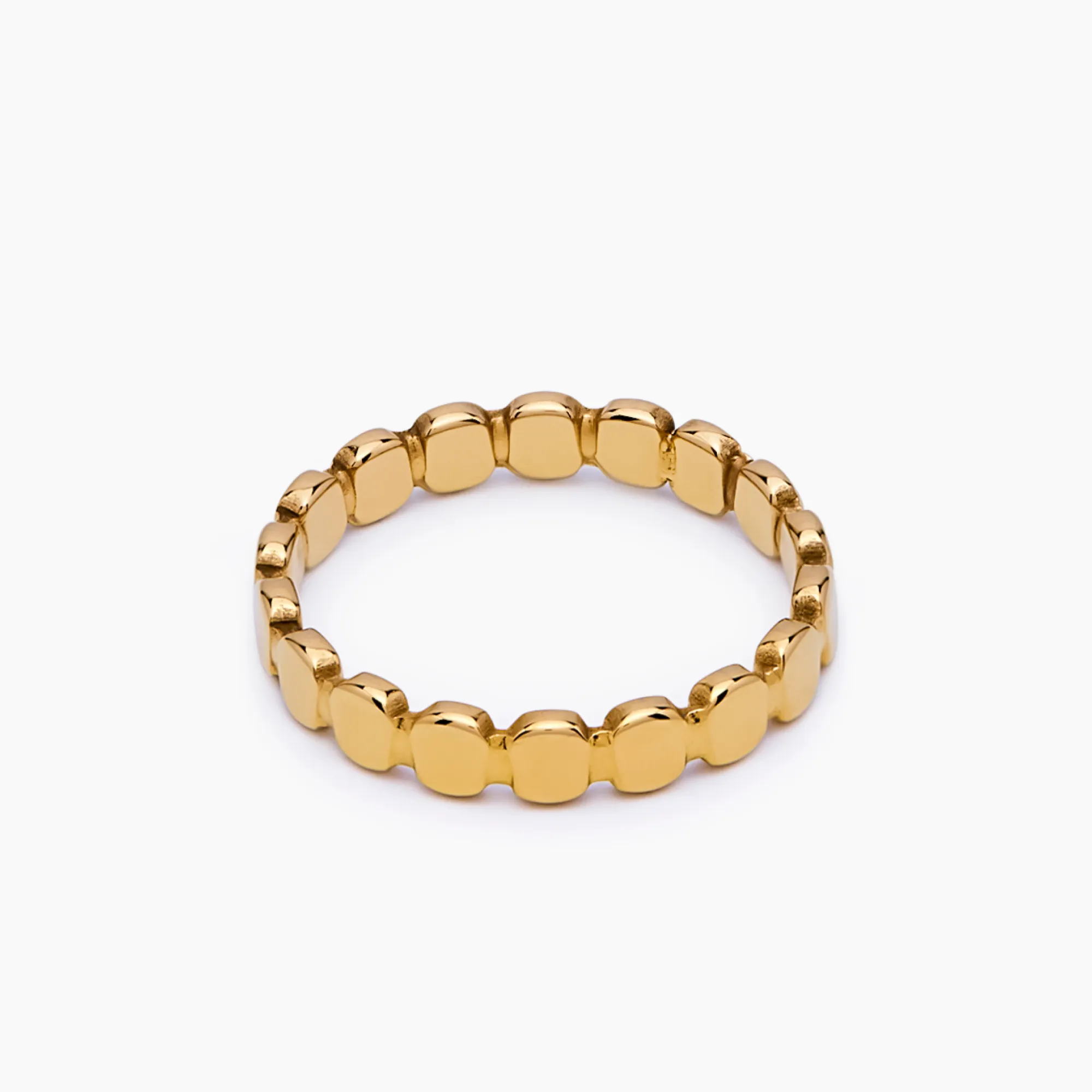 Golden Beaded Ring - Image 4