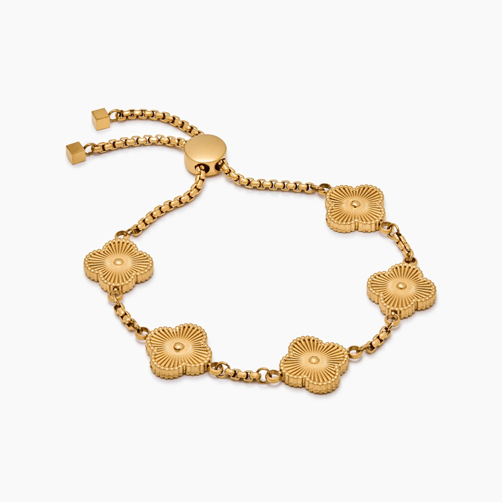 Mother Of Pearl Clover Bracelet - Image 5