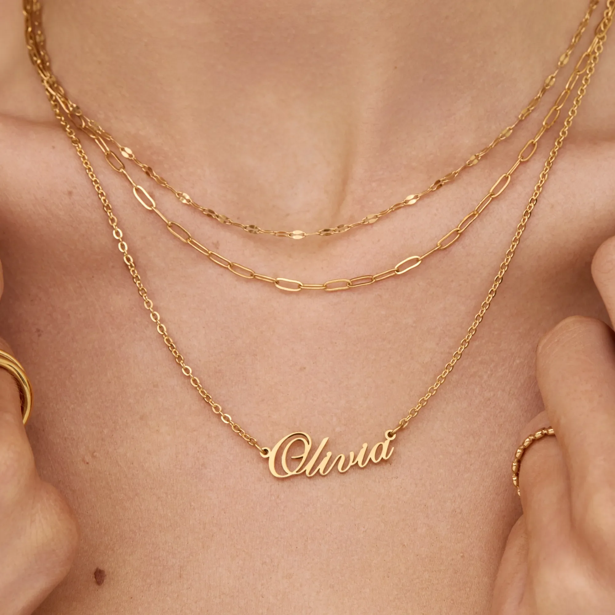Olivia Signature Name Necklace - Image 8