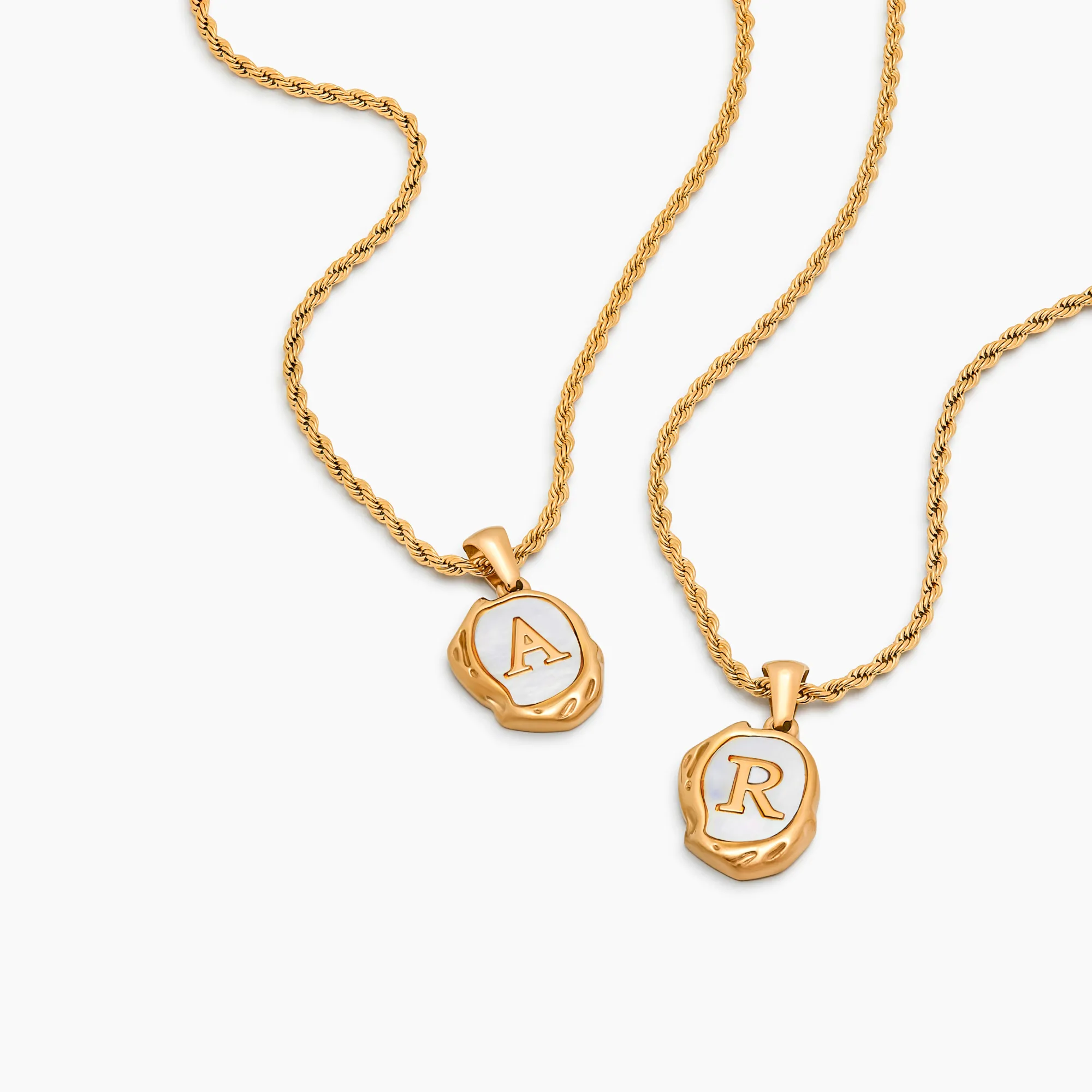 Pearl Initial Pendant Necklace - Image 5