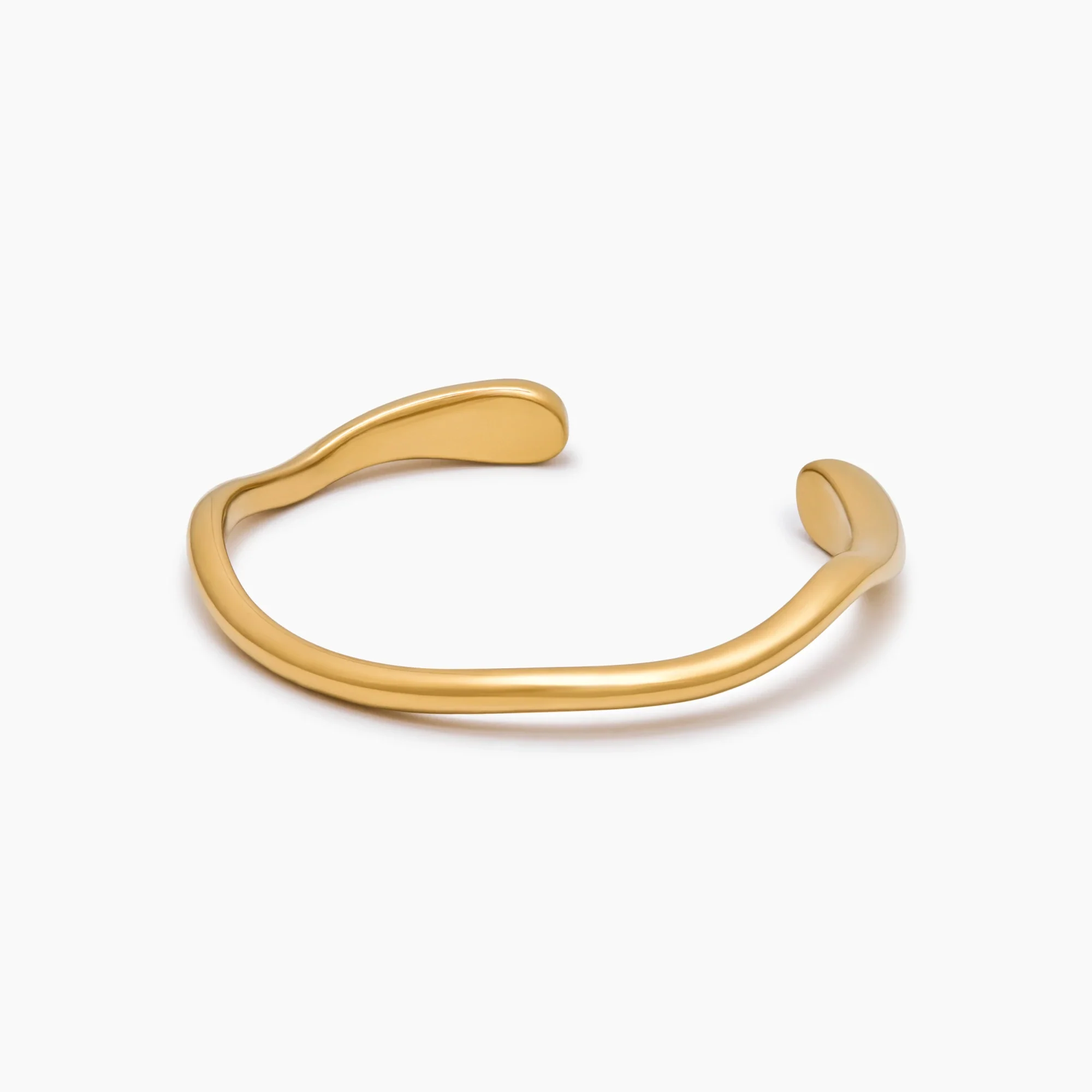 Sculpted Wave Cuff Bracelet - Image 4
