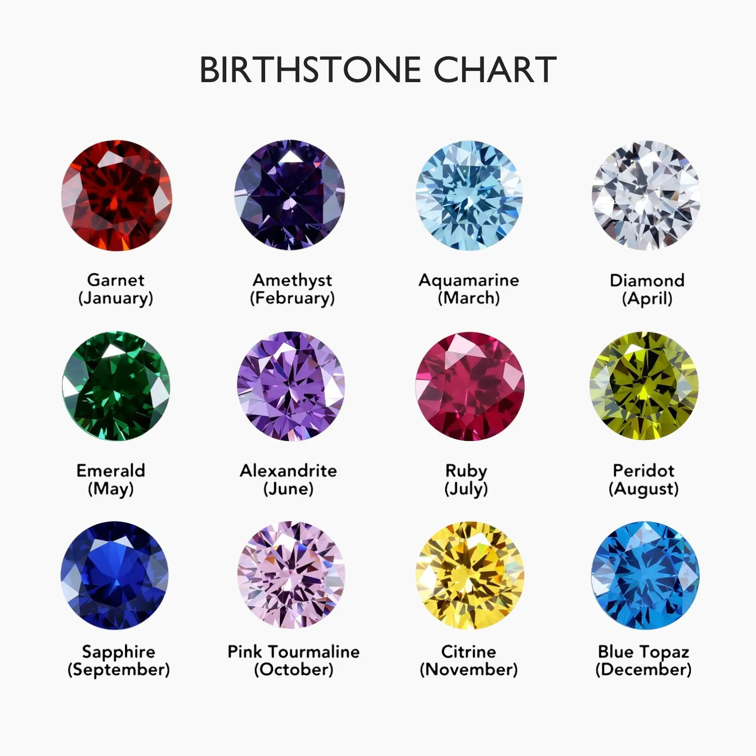 Mini Birthstone Pendant Necklace - Image 7