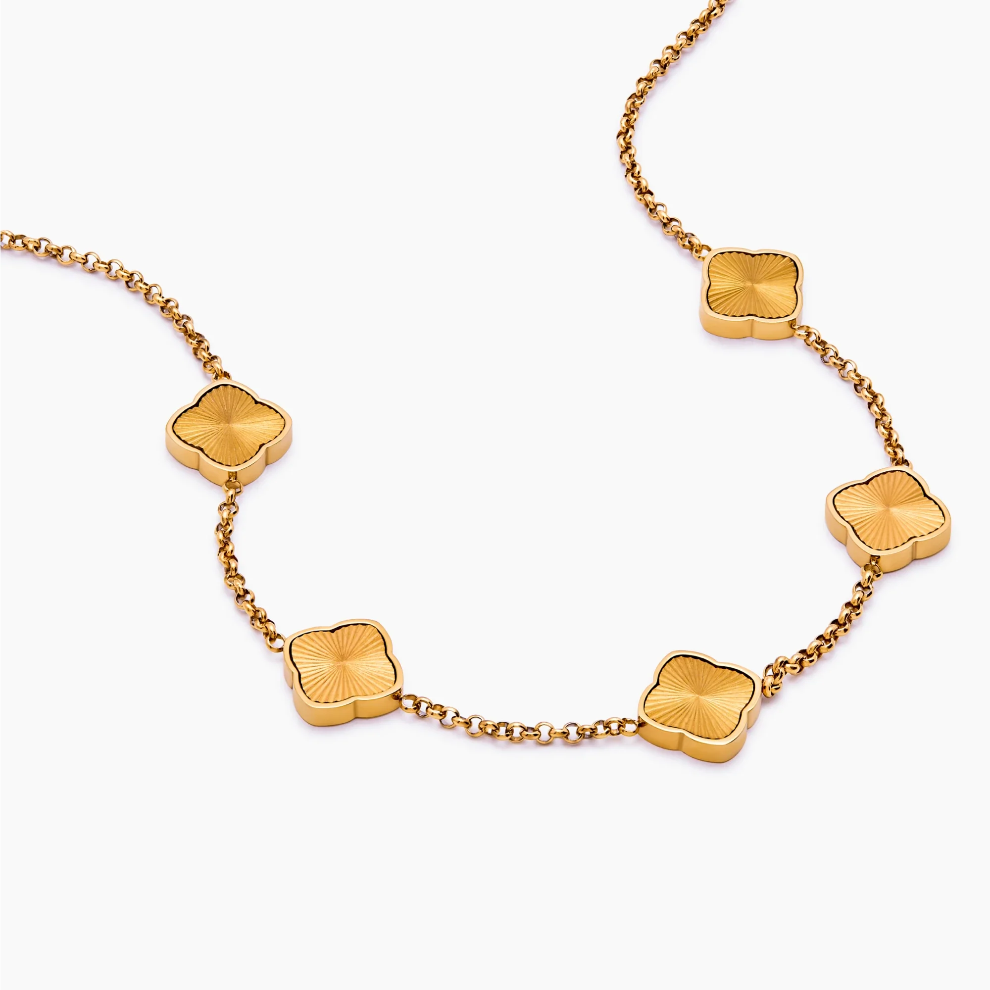 Sunburst Clover Necklace - Image 4