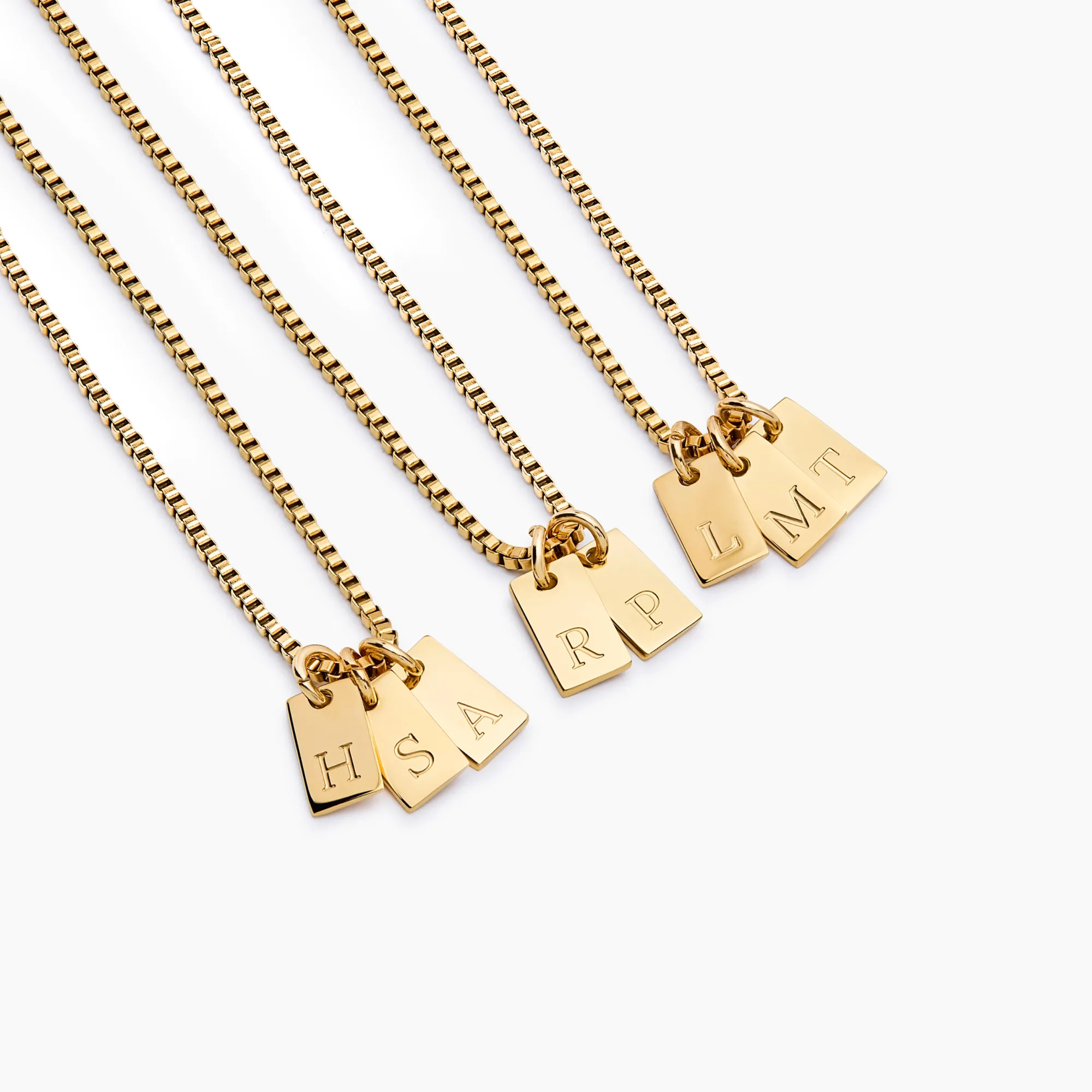 Tag Initial Necklace - Image 6